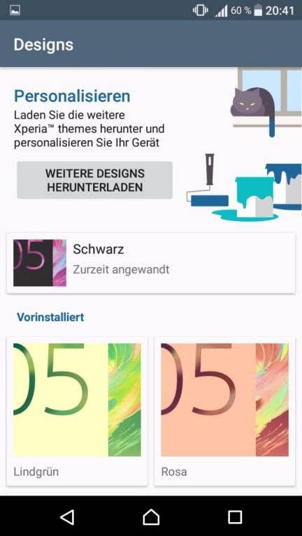 Sony Xperia XA - Die Software im Überblick