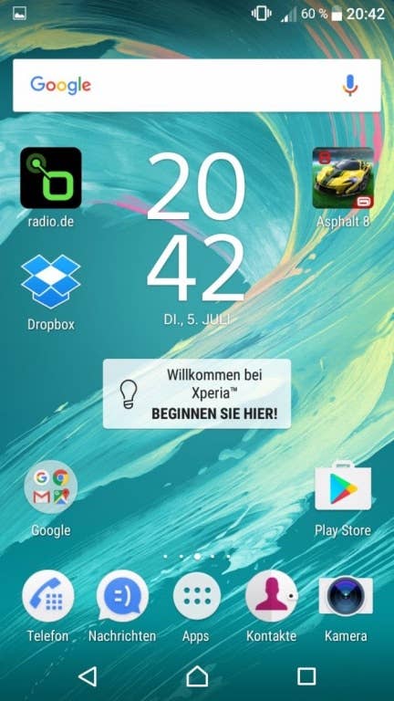 Sony Xperia XA - Die Software im Überblick