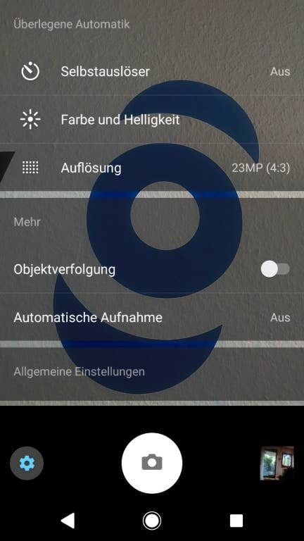 Sony Xperia XA2: Kamera-App