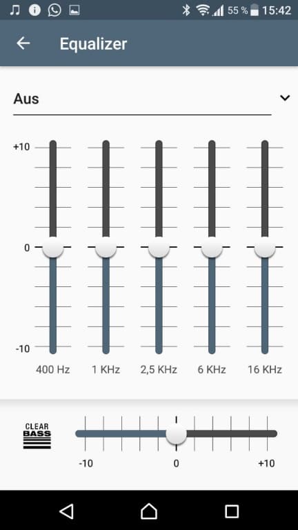 Sony Xperia XZ: Oberfläche, Menü und Musikplayer