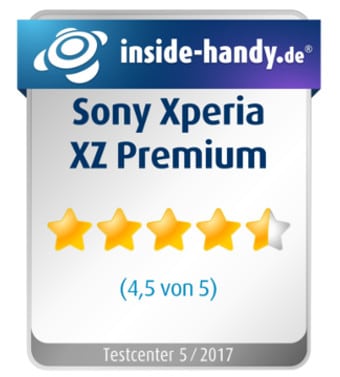 Sony Xperia XZ Premium Testsiegel