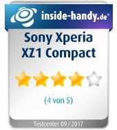 Sony Xperia XZ1 Compact Testsiegel