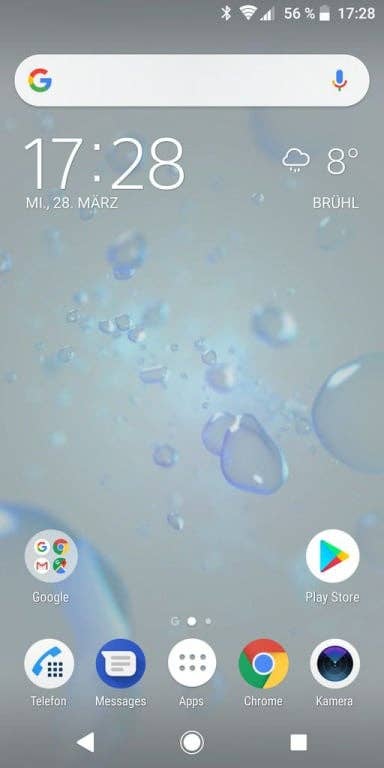 Sony Xperia XZ2: Screenshots