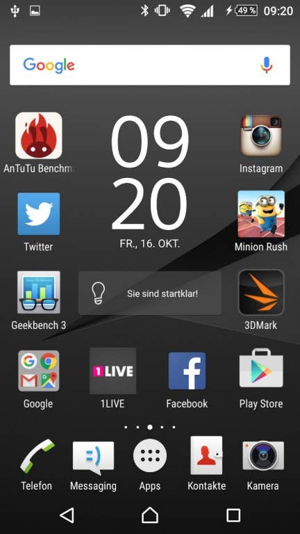 Sony Xperia Z5: Screenshots