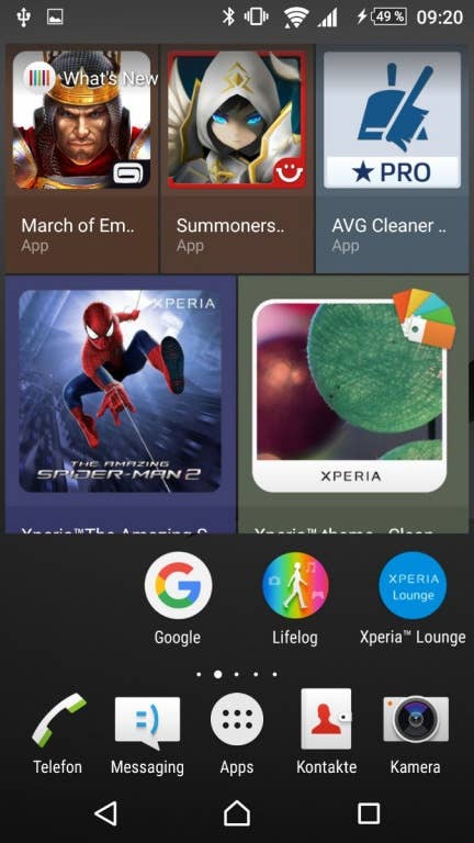 Sony Xperia Z5: Screenshots