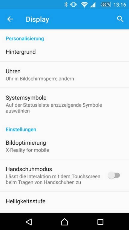 Sony Xperia Z5: Screenshots