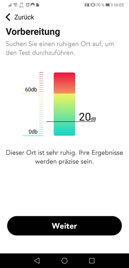 … und ein ruhiger Raum gesucht werden.