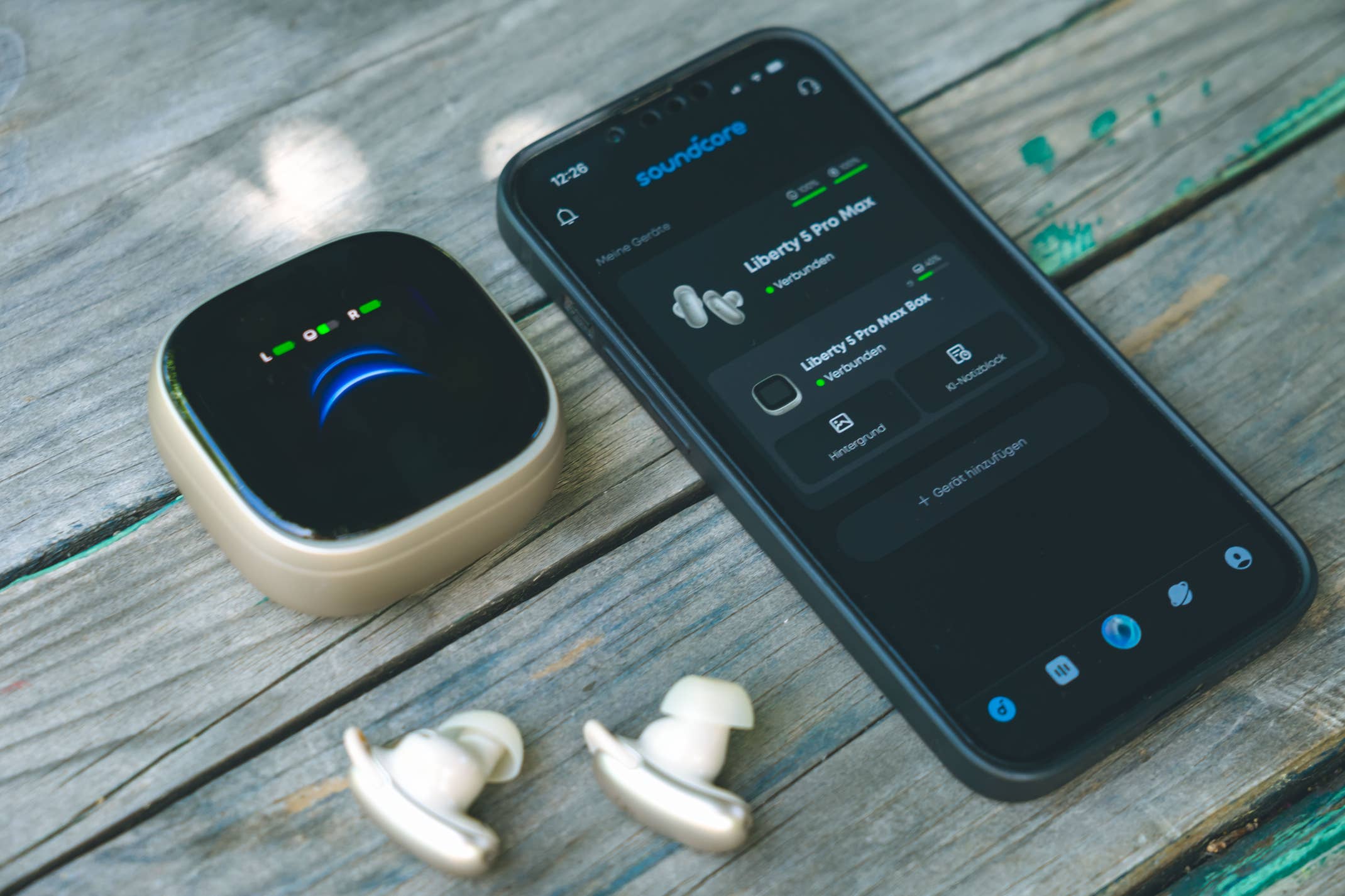 Die Sondcore Liberty 5 Pro Max - mit App und Einstellungen