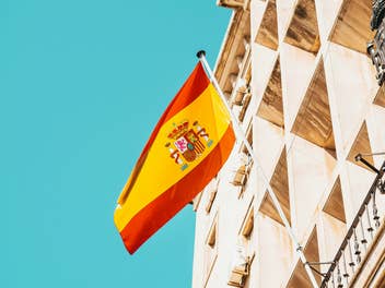 Die Flagge von Spanien