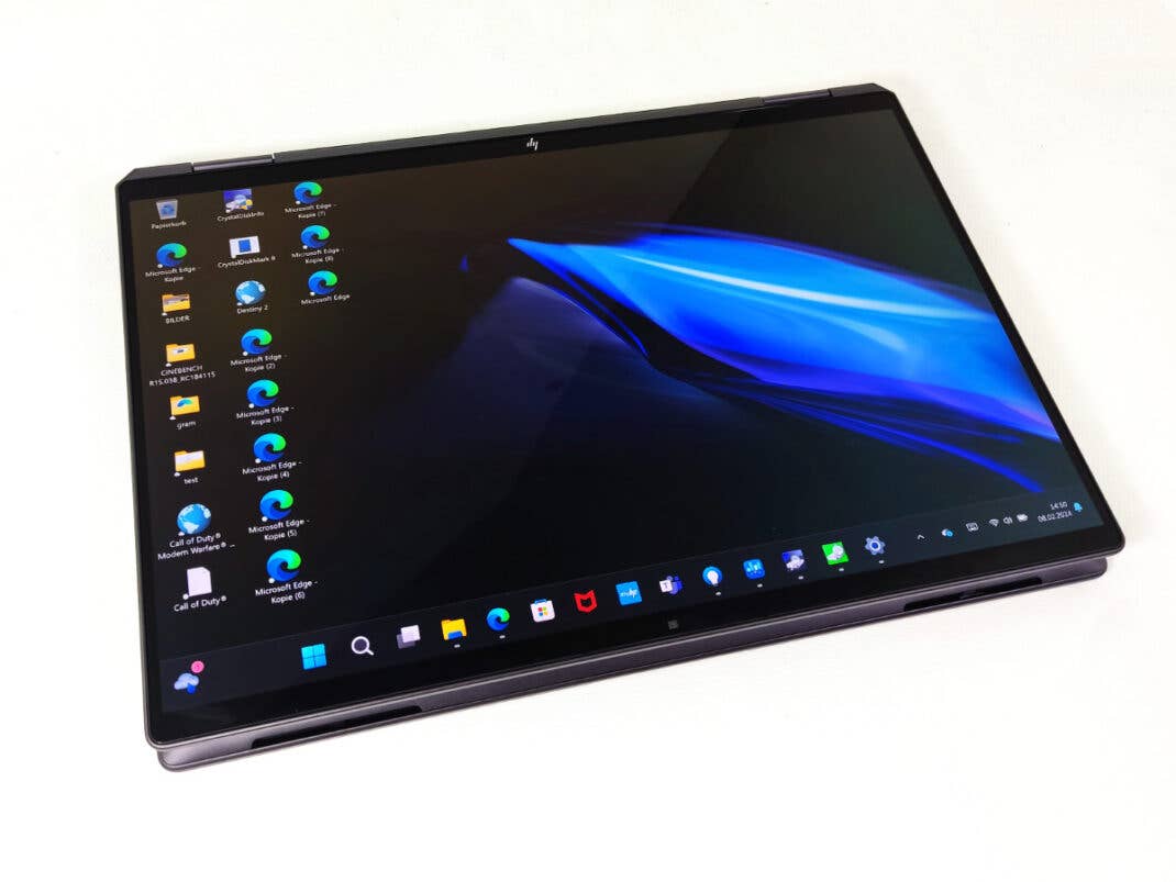 HP Spectre x360 im Tablet-Modus