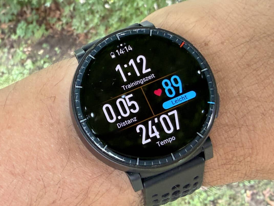 Sportmodus auf der Amazfit Active Max.