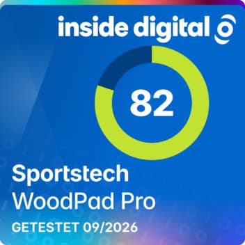 Sportstech WoodPad Pro Testsiegel
