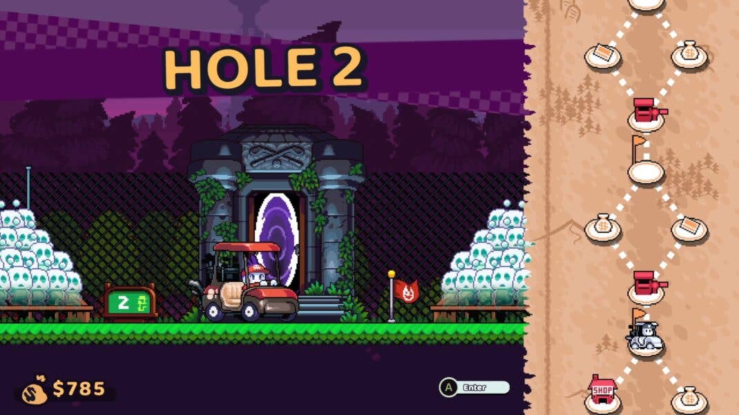 Cursed to Golf kostenlos im Epic Games Store.
