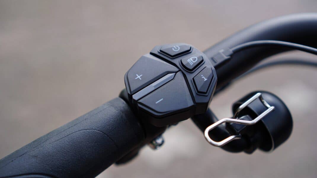 Steuerelement an einem E-Bike