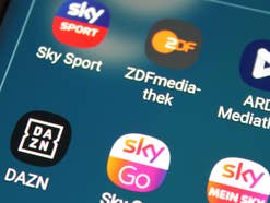 Apps von Sky, DAZN, ZDF und ARD Apps von Sky, DAZN, ZDF und ARD