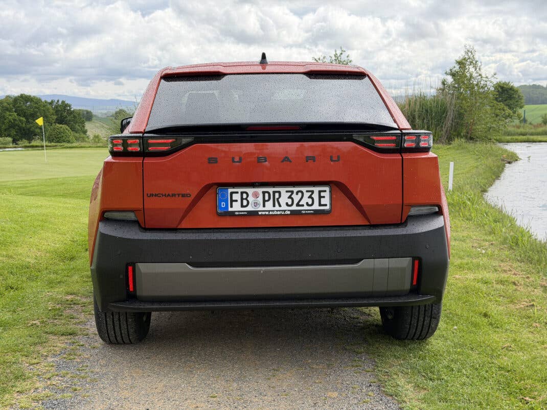 Subaru Uncharted Heckansicht.