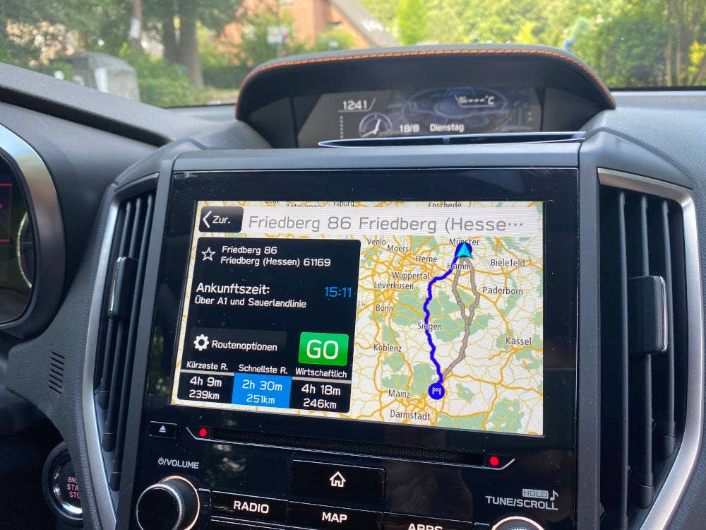 Subaru XV Apple CarPlay und Subaru Starlink ausprobiert