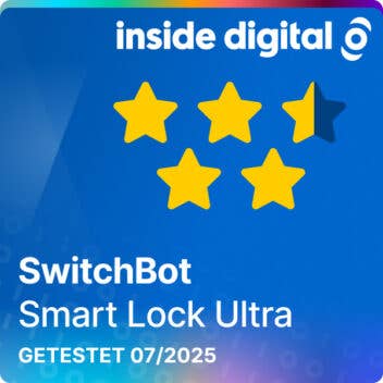 Testsiegel des SwitchBot Smart Lock Ultra