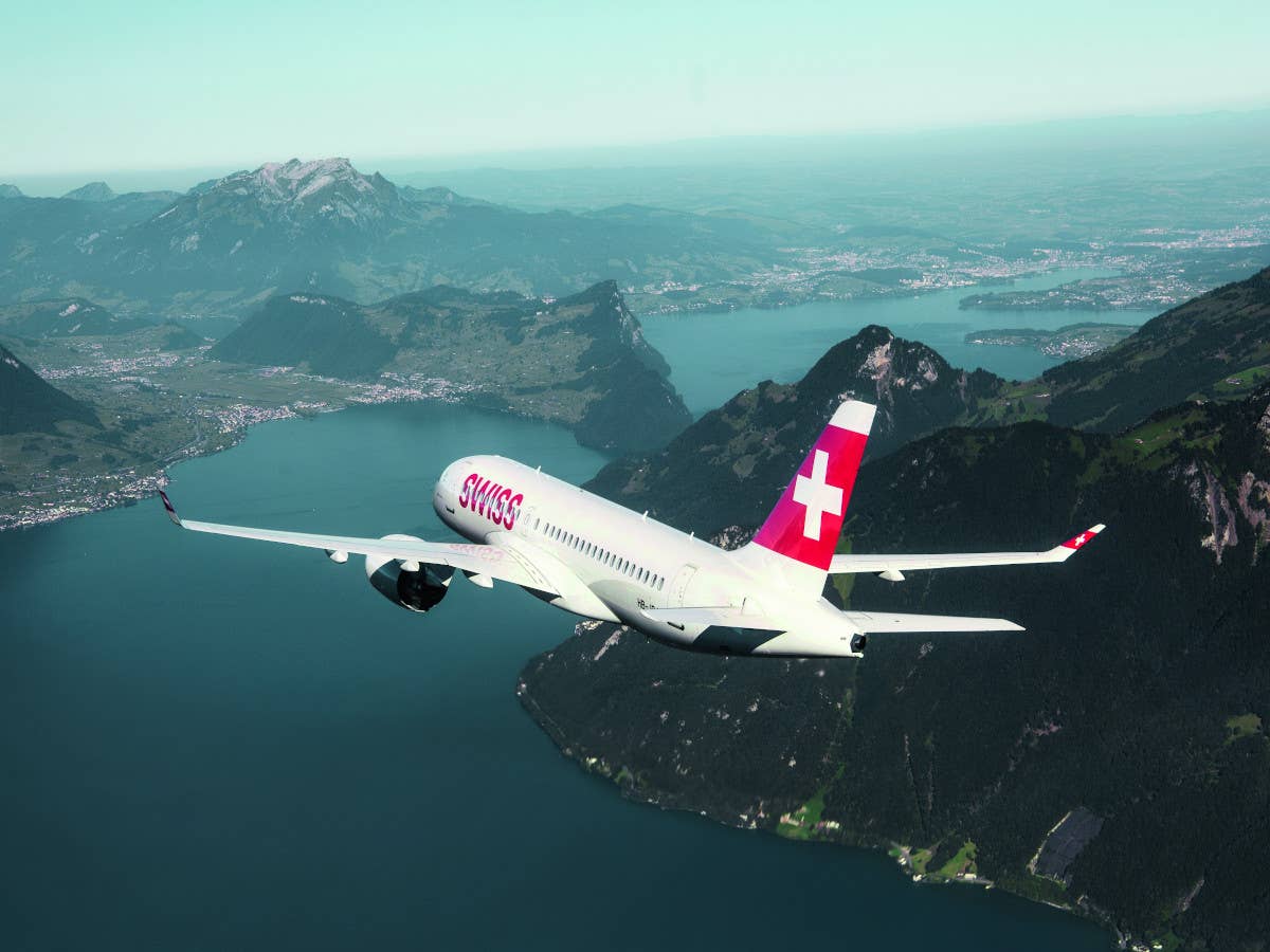 Swiss Flugzeug