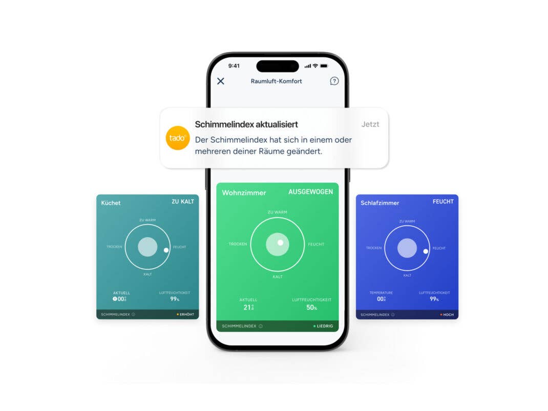Schimmelindex in der Tado-App