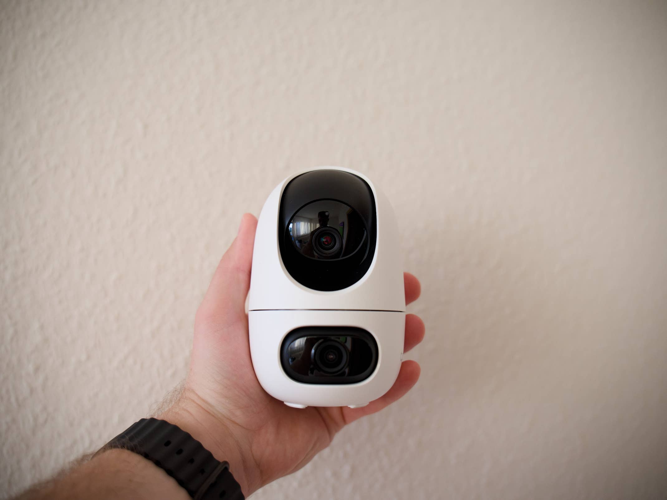 Tapo C245D in der Hand