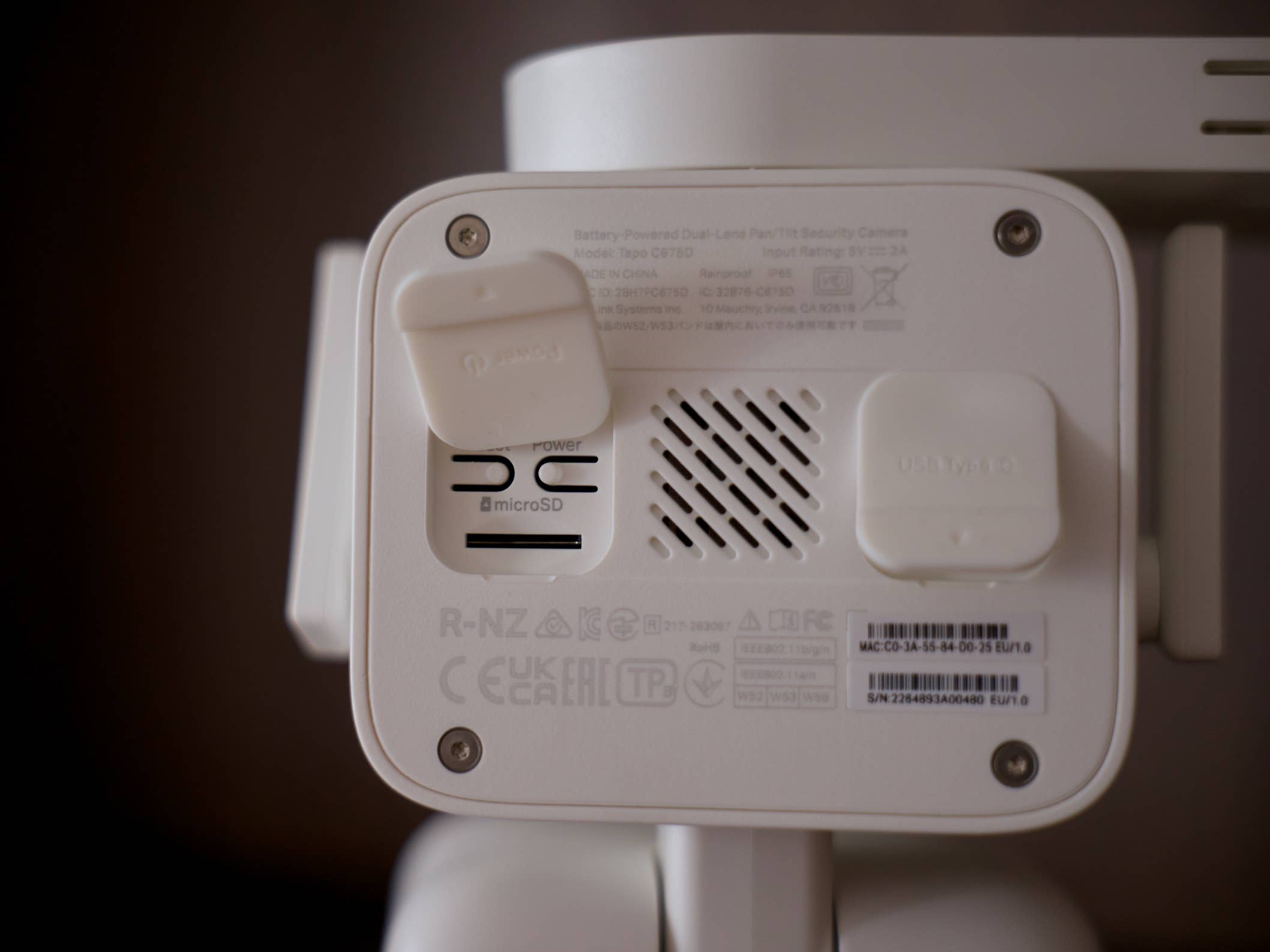 Rückseite der Tapo C675D KIT