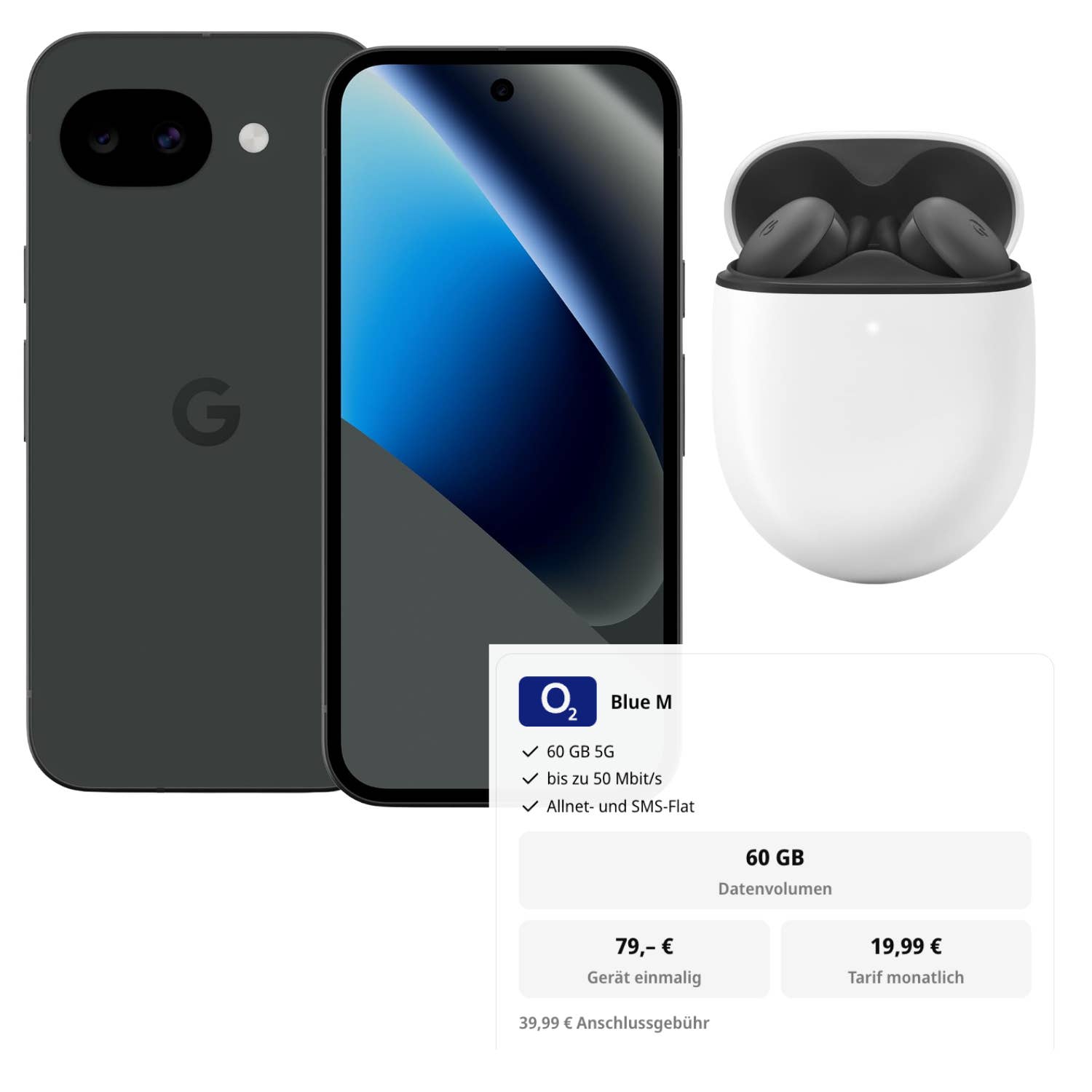 Tarif-Bundle mit Pixel 10a, In-Ears und 60-GB-Tarif
