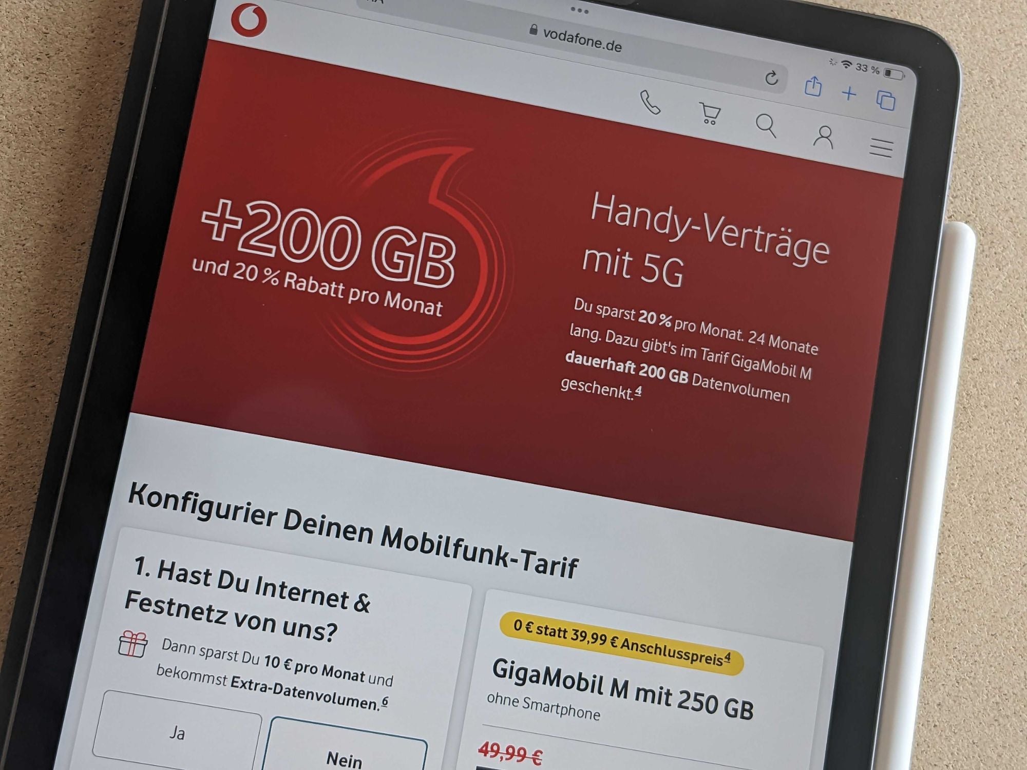 #Wirklich wahr: Vodafone verschenkt gerade 200 GB Datenvolumen