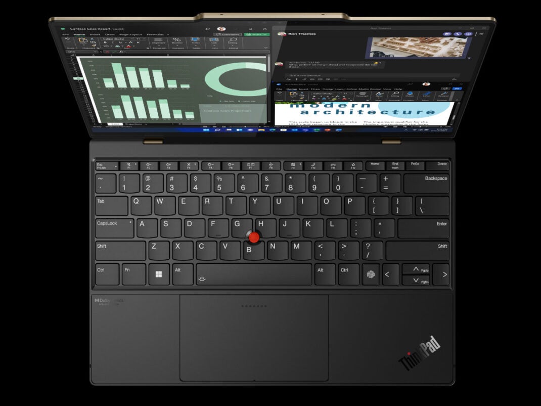 Tastatur des Lenovo ThinkPad Z13