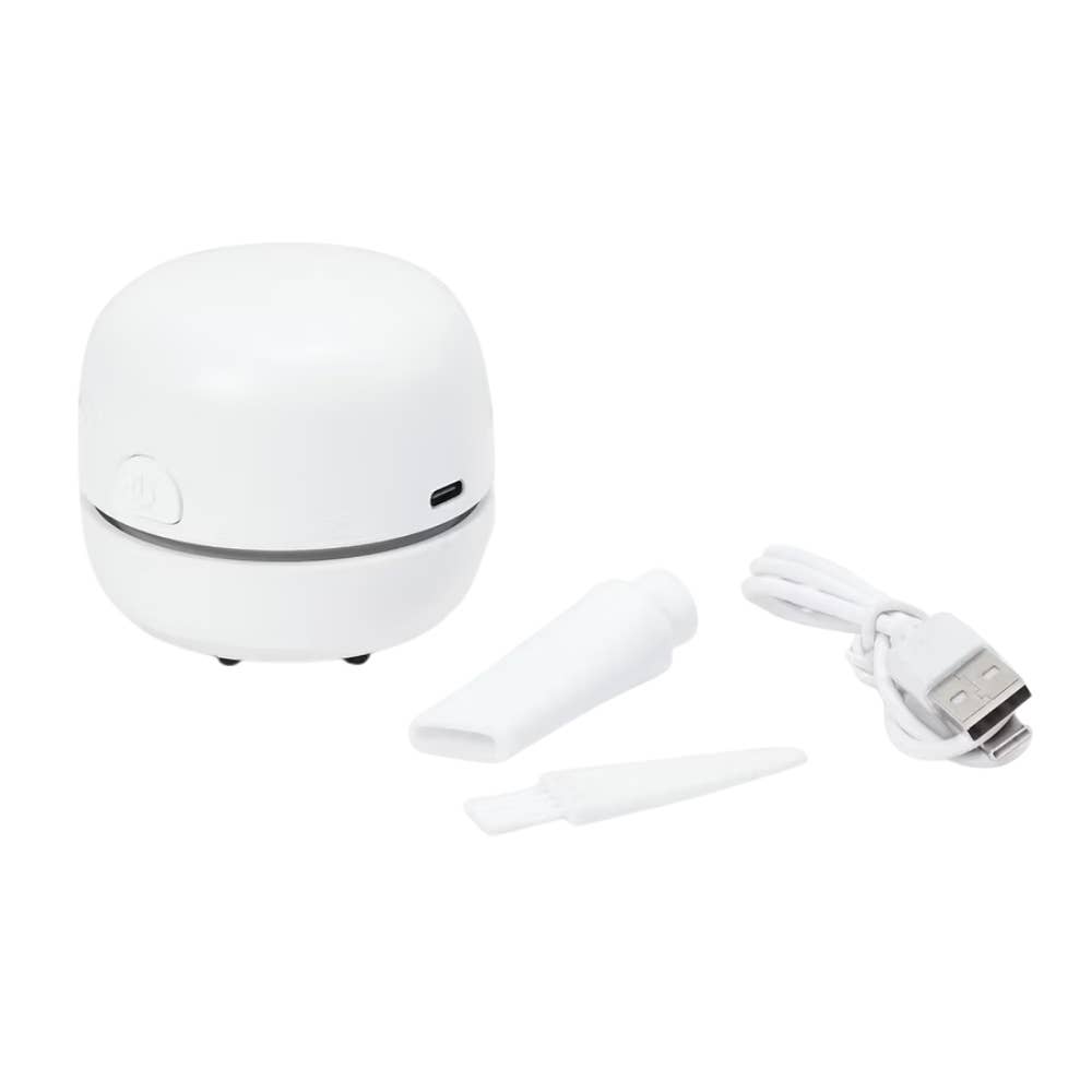 Akku-Tisch-Staubsauger bei Tchibo Tchibo-Akku-Tisch-Staubsauger mit Düsen und Ladekabel