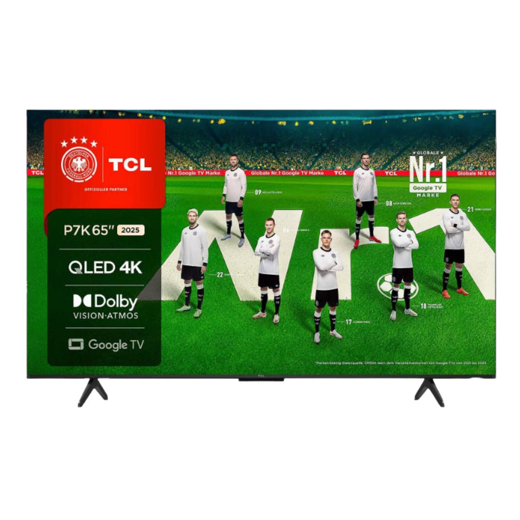 tcl-tv TCL 65P7K QLED Google TV (Flat, 65 Zoll / 165 cm, UHD 4K, SMART TV)
