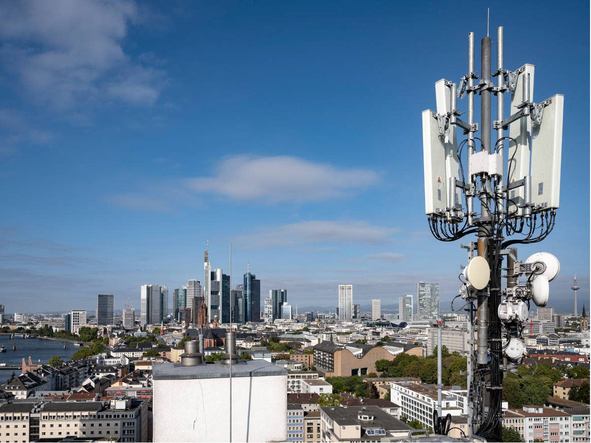 5G-Antenne in Frankfurt am Main.