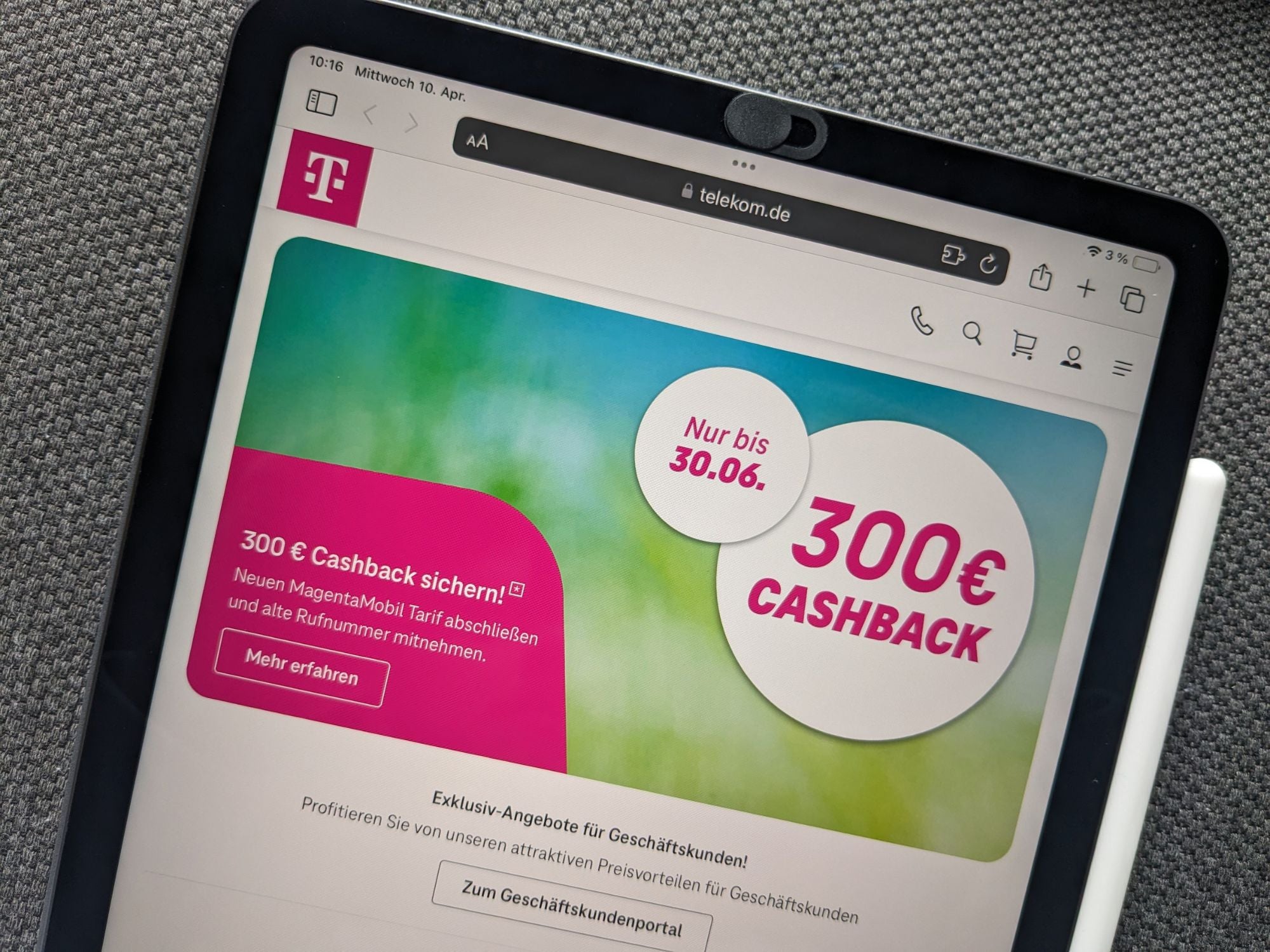Telekom schenkt 300 Euro: Doch so kommst du noch günstiger an einen Tarif im Telekom-Netz