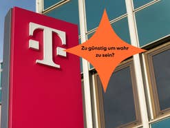 Telekom-Logo an einem Store