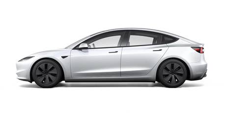 Foto: E-auto Tesla Model 3 (2024) Maximale Reichweite Hinterradantrieb