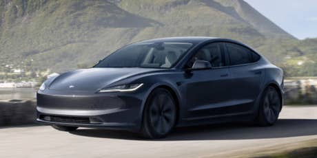Foto: E-auto Tesla Model 3 (2024) Maximale Reichweite Hinterradantrieb