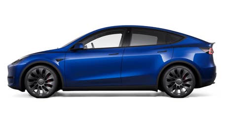 Foto: E-auto Tesla Model Y (2024) Performance Allradantrieb