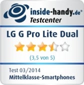 Testiegel LG G Pro Lite Dual