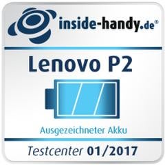 Testsiegel Akku Lenovo P2