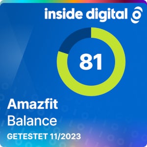 Testsiegel Amazfit Balance