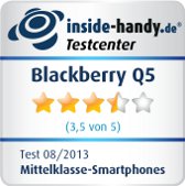 Testsiegel Blackberry Q5