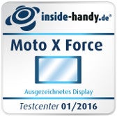 Testsiegel Display Moto X Force Testsiegel Display Moto X Force