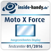 Testsiegel Display Moto X Force