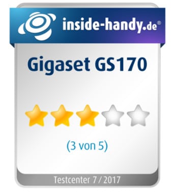 Testsiegel Gigaset GS170 Testsiegel Gigaset GS170