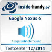 Testsiegel Google Nexus 6 Sound Testsiegel Google Nexus 6 Sound