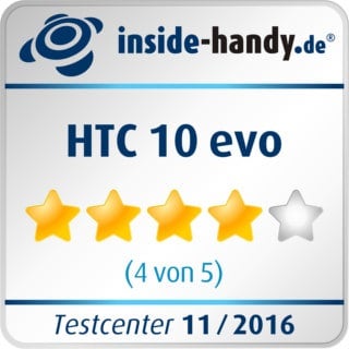 Testsiegel HTC 10 evo Testsiegel HTC 10 evo