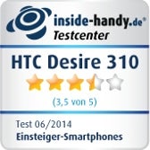Testsiegel HTC Desire 310