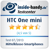 Testsiegel HTC One mini