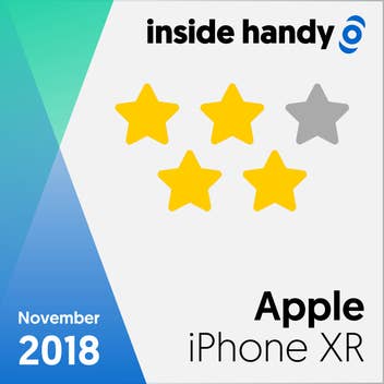 iPhone XR Testsiegel: 4 von 5 Sternen