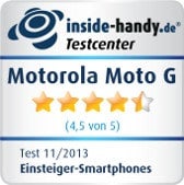 Testsiegel Motorola Moto G